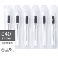 smartdent K-,file, kézi, 21 mm ISO 040, 6 darab