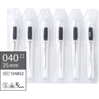 smartdent K-,file, kézi, 25 mm ISO 040, 6 darab