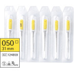 smartdent K-,file, kézi, 31 mm ISO 050, 6 darab