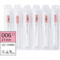 smartdent K-,file, kézi, 21 mm ISO 006, 6 darab