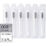 smartdent K-,file, kézi, 21 mm ISO 008, 6 darab