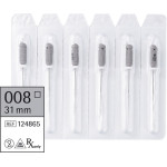 smartdent K-,file, kézi, 31 mm ISO 008, 6 darab