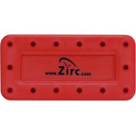 Bohrerständer - Stück für 14 Instrumente, rot, 7,5 x 3,8 x 1,3 cm - 50Z403M