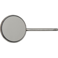 Mundspiegel - 12 darabos csomag, Ø 24 mm, plan, Rhodium-Effekt - 478/5 Mundspiegel - 12 darabos csomag, Ø 24 mm, plan, Rhodium-Effekt - 478/5