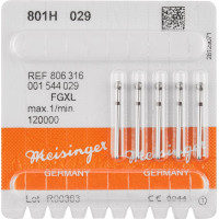 Diamanten 801, gyémántcsiszoló, fekete, ISO 029, FGXL, 5 darab