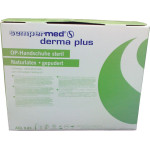 Sempermed Derma Plus - kesztyű, 50 pár, Gr. 8, természetes fehér