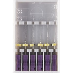 K-Feile 173, reszelő, kézi, 25 mm, ISO 010, 6 darab