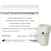 Schmelztiegel und Einsätze Packung 6 Fornax Keramik Schmelztiegel FC