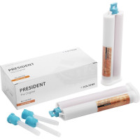 PRESIDENT The Original - csomag 2 x 75 ml duplakartus heavy body, 8 keverőhegy türkiz - 60019941