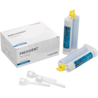 PRESIDENT The Original - csomag 2 x 50 ml duplakartus standard body, 12 Universal keverőhegy - 60019939