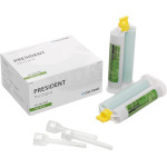 PRESIDENT The Original - csomag 2 x 50 ml duplakartus light body, 12 Universal keverőhegy - 60019938