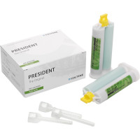PRESIDENT The Original - csomag 2 x 50 ml duplakartus light body, 12 Universal keverőhegy - 60019938