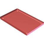 ALUMINIUM TRAY - 1 db, Tray piros 28 x 18 cm - PN181450-3