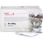 rema (Dynamic S), Beágyazó massza (K & H, Fémlemez) (Foszfát), Zacskók, zöld, 500 g, 40 darab
