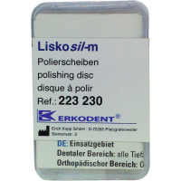 Liskosil-m Packung 6 Polierscheiben, 1 Mandrell