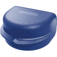 Zahnspangenboxen, 1 darab, dunkelblau, 75 x 65 x 45 mm