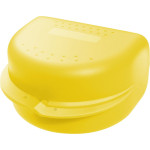 Zahnspangenboxen, 1 darab, gelb, 75 x 65 x 45 mm