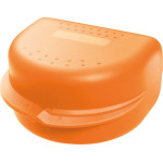 Zahnspangenboxen, 1 darab, orange, 75 x 65 x 45 mm