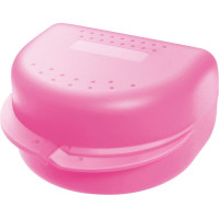 Zahnspangenboxen, 1 darab, pink, 75 x 65 x 45 mm