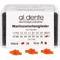 Wachseinzelteile Packung 15 darab, Größe B für 36, 37, 38