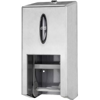 TORK® Doppelrollenspender - 1 db, T7 Midi, Doppelrolle vertikal, fém, Rozsdamentes - 472019