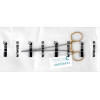 Durogrip® Nadelhalter nach De Bakey - 1 db, BM063R, 165 mm, Draht 2/0, sehr fein - BM063R