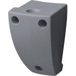 Wandhalter W RAL 9005 darab, fekete