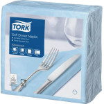 TORK® Soft Dinnerservietten - Karton 12 x 100 db 3-lagig, hellblau - 477913