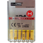 NiTi Hedstroem Files Packung 6 darab, 25 mm ISO 020