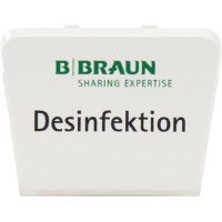 Wandspender plus - 1 db, Clip fehér, mit Aufdruck 'Desinfektion' - 1419042