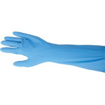 Handschuhe - 50 darabos csomag, ellenbogenlang, kék - 9000-500-10