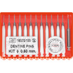 TITANIUM Dentine Stifte szett, fehér, 0,6 mm, 12 darab TITANIUM Dentine Stifte szett, fehér, 0,6 mm, 12 darab