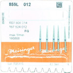 Diamanten 859L, gyémántcsiszoló, kék, ISO 012, FG, 5 darab