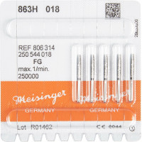 Diamanten 863 Packung 5 Diamanten, fekete ISO 018, FG