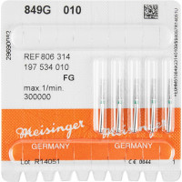 Diamanten 849, gyémántcsiszoló, zöld, ISO 010, FG, 5 darab