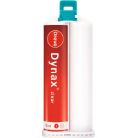 Dynax® clear - csomag 2 x 50 ml duplakartus 60 Shore A átlátszó, 6 keverőkanül - D6121