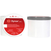 Dynax® putty - csomag 2 x 450 ml tégely 60 Shore A sonnengelb, 2 Dosierlöffel - D6101