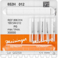 Diamanten 852, gyémántcsiszoló, fekete, ISO 012, FG, 5 darab
