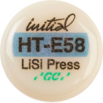 GC Initial™ LiSi Press Packung 5 x 3 g Rohling E58 HT