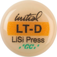 GC Initial™ LiSi Press Packung 5 x 3 g Rohling D LT