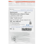 Noninium® Adamsklammern, 10 darabos csomag, Länge 8 mm