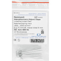 Noninium® Adamsklammern, 10 darabos csomag, Länge 8 mm