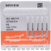 Diamanten 841, gyémántcsiszoló, fekete, ISO 014, FG, 5 darab
