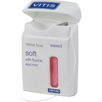 VITIS® Zahnfloss gewachst Packung 50 m Minze