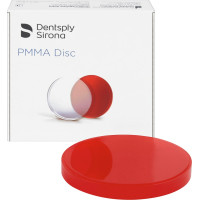 PMMA Disk, 1 darab, Ø 98 mm H 12 mm, red, Burnout