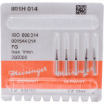 Diamanten 801 Packung 5 darab, fekete ISO 014, FG