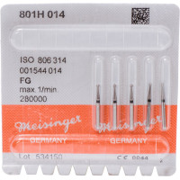 Diamanten 801 Packung 5 darab, fekete ISO 014, FG