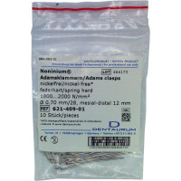 Noninium® Adamsklammern, 10 darabos csomag, Länge 12 mm