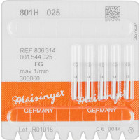 Diamanten 801 Packung 5 darab, fekete ISO 025, FG