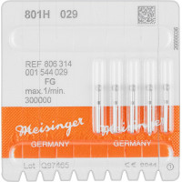 Diamanten 801, gyémántcsiszoló, fekete, ISO 029, FG, 5 darab